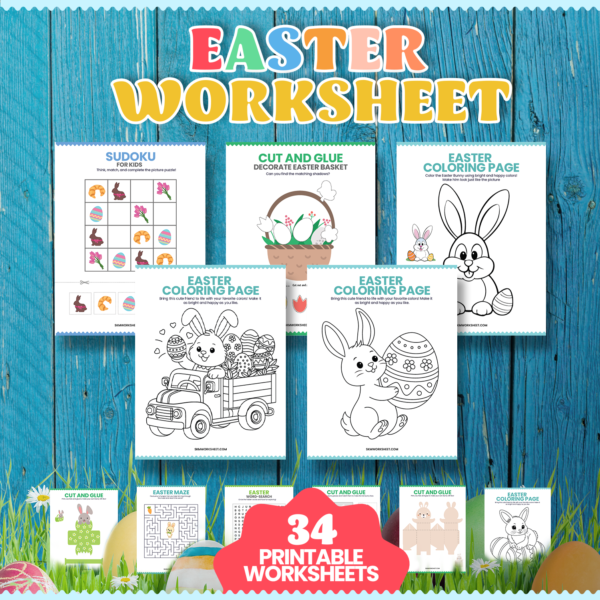 Easter Worksheet for Kids – Fun Printable Activities
