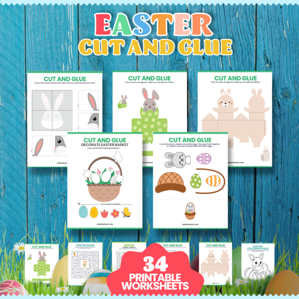 Easter Worksheet for Kids – Fun Printable Activities - Image 4