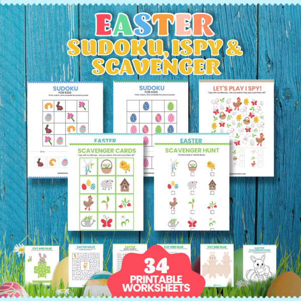 Easter Worksheet for Kids – Fun Printable Activities - Image 5