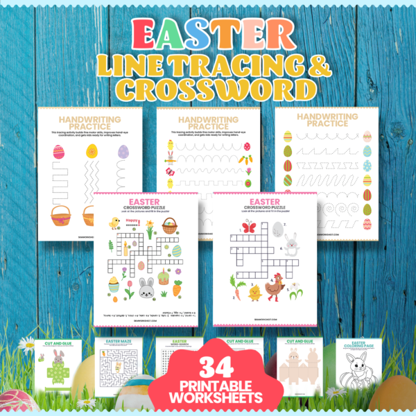 Easter Worksheet for Kids – Fun Printable Activities - Image 6