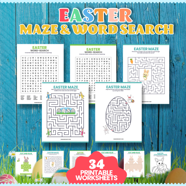 Easter Worksheet for Kids – Fun Printable Activities - Image 7